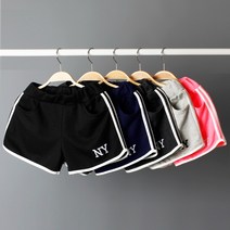 애니진 여성용 자수 반바지 밴딩팬츠 4077