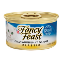 팬시피스트 화이트라벨 참치와 흰살생선 주식캔, White fish Tuna/참치와 흰살생선, 85g, 6개