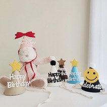 화예원 홈 파티 생일 고깔 모자, 핑크