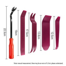 자동차 도어 클립 패널 트림 도구 키트 내비게이션 분해 시소 인테리어 플라스틱 변환, as the picture shows