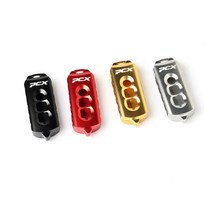 오더봇 혼다 PCX125 150 스마트 키 알루미늄 메탈 케이스, 실버