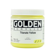 [골덴]헤비바디 아크릴물감 473ml 시리즈 2 (색상 선택), 색상:[6283360]1530 / PrimaryYellow