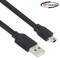 제일컴퍼니 넷메이트 USB2.0 High-Flex AM-Mini 5핀 리피터 15M, 1