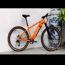 명품 전기 자전거 로드 2022new design twitter ebike e300 alu alloy electric bikes emtb 48v 500w 허브 모터 산악 이동식, 주황색, 27.5x18, 속도 48v 500w 13a