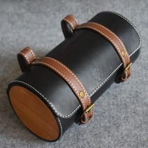 자전거 가방 캐리어 여행 배달 로드수제 가죽 방수 승마 핸들 바 안장 맞춤, 감독자