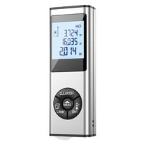 충전식 휴대용 적외선 측정기 거리 계량기 수평선 (B) 1 개, 04 Silver Gray 60m