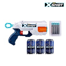 아이비젼 엑스샷 엑셀 리플렉스 6연발 장난감총, 혼합 색상