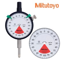 미쓰도요 Mitutoyo 다이얼 게이지 비교측정기 1회전 보급형 0.8mm 2929s, 2901SB-10 0.16mm, 1개