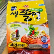 오뚜기 면사랑 생쫄면 가족기획 4인 904g, 일반포장 동절기만