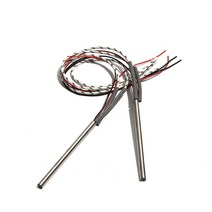2 개/몫 카트리지 히터 304SS 6x14 0/145/150/155/160mm 가열 요소 AC220V/110V/380V 260W-300W K 열전쌍, [03] 380V, [05] 300W 6x160mm