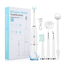 ANKRIC 전동 초음파 치석제거기 전동칫솔 2IN 1, 치석제거기 세트