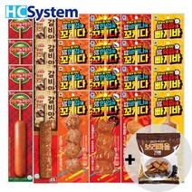 [HC] 고급핫바 6종 총 24팩 세트 (의성마늘프랑크*4+갈비맛프랑크*4+한입에꼬치다*4+한입에꼬치다매운맛*4+비엔나에꼬치다*4+육즙에빠져바*4) / 보리마을 건빵 증정