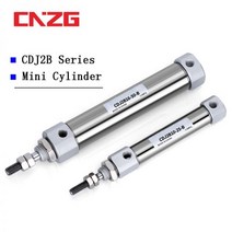 복동 공압 에어 실린더 미니 소형 CDJ2B 타입 싱글로드 10mm 12mm 16mm 보어 20mm 25mm 30mm 150mm 스트로크 CDJ2B16, Stroke 5mm, Bore 16mm