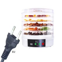 탈수기 채소 샐러드 야채 바구니 채반 음식 짤순이 플라스틱 스피너 5개의 쟁반 220v를 가진 소형 디지털 방식으로 과일 건조기 가정용 고기 건조기, 5 트레이, 우리를