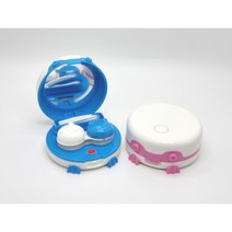 렌즈 자동세척기 전동세척기 개구리 왕자, 핑크