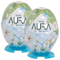 아우라 빅에그 친환경 방향제 린넨 향 440ml, 2개