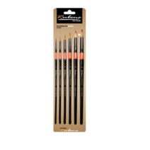 루벤스 720R 수채화 환 붓 6 pcs, 9세트