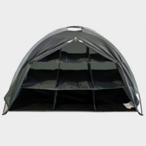 캠핑용 신발장 신발 보관 야외 수납 텐트 접이식 9칸 폴딩, 브라운