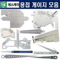 SK 용접게이지 테이퍼게이지 틈새 두께 각도한계 앵글 게이지, 용접게이지(SK), TPG-800GKD 형광 (413-2583)