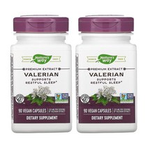 네이처스웨이 발레리안 Valerian 220mg 90캡슐 쥐오줌풀 2개