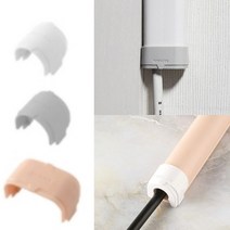 씨엔시아 2P 전선몰딩 마감재 마감캡-회색-중 전선정리함 케이블홀더
