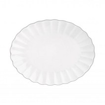 북유럽 마테우스 Mateus 오이스터 찻잔 그릇 컵받침 소서 30x35 cm White