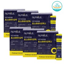 대용량 멀티유산균 스틱 포스트바이오 틱스 6통 프로 프리 바이오 스틱 스 노인 임산부 장 건강 관리 마이크로바이옴 식약처 인증