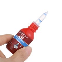 접착제 몰딩 실리콘 1병/10ML 242 접착제 파란색 혐기성 부식 방지 압력 나사 잠금 와이어 스레드 씰링 액, 한개옵션1, 한개옵션0