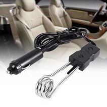 미니 전기 온수기 침수 순간 물 12V/24V 휴대용 자동차 온수 보일러 히터 요소, 12V