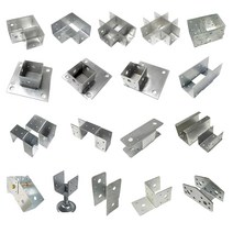 사각파이프조인트 50X50 각파이프조립식연결부속, 사각조인트 용머리 파이프교차용