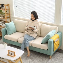 임팔라쇼파 일본식 노래방 1인 2인 북유럽 소파 쇼파 원룸 아파트 병원 골프장 가성비 네일샵, 핑크