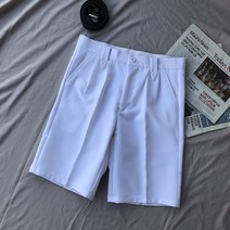 kirahosi 키라호시 정장 인터넷 연예인 반바지 남성 여름 패션 더블 버튼 캐주얼 탄성 양복 바지 남자 식 펜던트 반바지 남자 DH0320