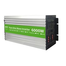 페라이트코어 LED 디스플레이가 있는 순수 사인파 범용 8000W DC 24V 60 V에서 AC 220V 240V 전력 변환기, 3.6000W - 60V-220-240V 50Hz