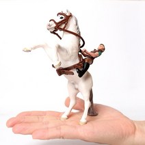 승마헬멧 승마장 훈련 보호 충격 말타기 제주도 모자 복장 시뮬레이션 승마 말 라이더 농장 동물 말 안장 모델 피규어 교육 입상 장식 크리스마스 선물, 라이더 플레이 세트 d