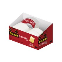 3M 스카치 초강력 다용도 테이프 SH 세이빙팩 MT5 디스펜서+리필4롤 18mm, 단품