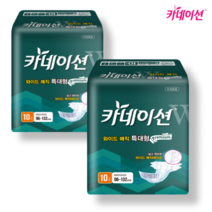 카네이션 와이드매직테이프 특대형 겉기저귀, 10매 2팩