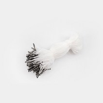 KP 무핀실고리(블랙팁 화이트끈) 약100개 택끈 택고리, 부스트워크 본상품선택