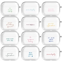 로펠 흘림체 레터링 이니셜 각인 주문제작 에어팟 3세대 케이스, 19. 커스텀 흘림체 컬러 블랙, 애플 에어팟 3세대 케이스