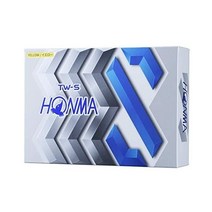 혼마 골프공 TWS BT1904 탄성 고급 용품 컬러 반발 선물, 옐로우, 단품