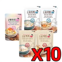 허브펫 강쥐 활력up 수제보양식 10개 애견액상간식 습식 성견 (7400164), 북어국, 종류