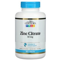 21센트리 21st century (21st 센추리) 시트르산 아연 50 mg 3 옵션확인필수, 360 개