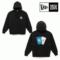뉴에라 뉴에라 기모X MLB 에이스 카드 뉴욕 양키스 후드 블랙 13338701 N 13338701