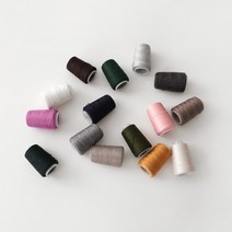 슬로우모먼츠 캐시미어 니트 연결실 - 대바늘 가디건 얇은 봉제실, 진베이지멜란지, 1개