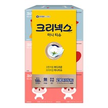 크리넥스 디럭스 미니 230매 6입 1팩 각티슈 미용티슈, 디럭스미니 230매 6입 1팩