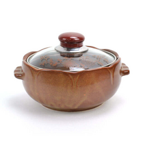 된장찌개 뚝배기 삼계탕 황토 내열 냄비 찌개 업소용 가정용 음식점 식당, 홍익 국화냄비 미니