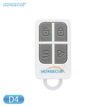 리모콘 스마트키 homsecur (2pcs4pcs10pcs 옵션) 433mhz 홈 보안 경보 시스템 용 무선 원격 제어 433mhz d4, 4개, 4개