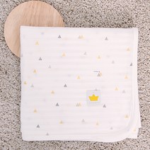 베베라온 22여름신상 오가닉 속싸개 세모야 옐로우