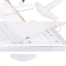 설계자 제도용자 조립식 제도용 T자, 45cm
