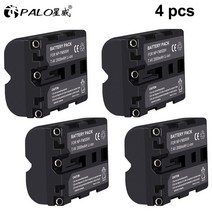 소니호환 NP-FM500H 카메라 배터리 NP FM50 A57 A65 A77 A450 A900 A99 F717 용, 04 4PCS