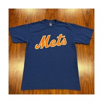 마제스틱 유스 뉴욕 메츠 블루 저지 셔츠 초대형 XL MLB 야구 소년